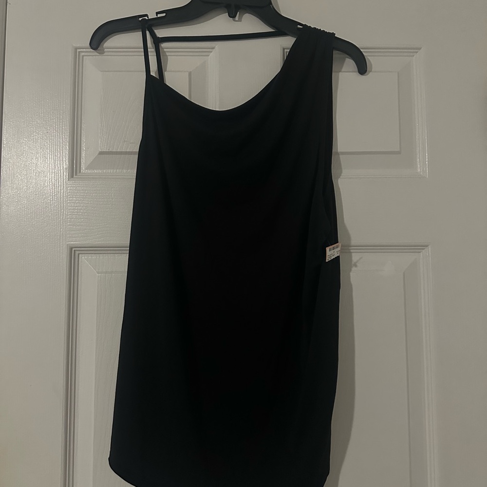 Lululemon Black Dare to Drop One-Shoulder Top